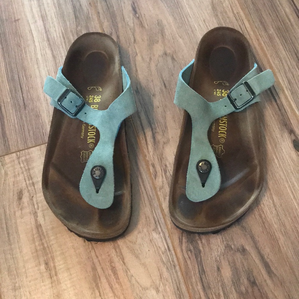 Birkenstock Light Blue Size 38